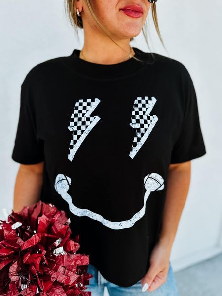 Football Happy Bolt Bolt Boxy Tee