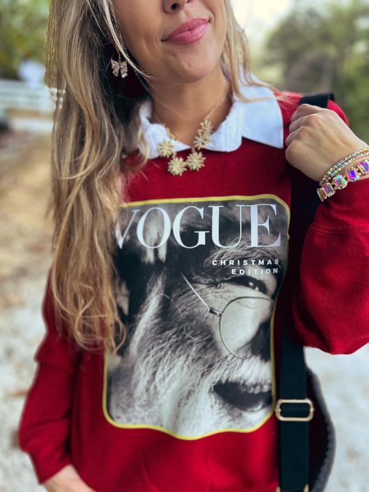 V O G U E Christmas Edition Sweatshirt