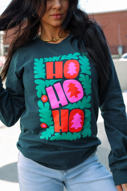 Ho Ho Ho - Long Sleeve